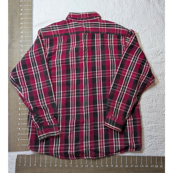VINTAGE Dakota Shirt Mens XL Red Plaid Flannel Outdoor Chorewear Workwear0 - Picture 4 of 5